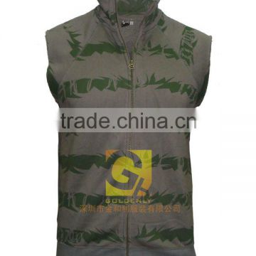 men's fleece Y/D vest/sleeveless