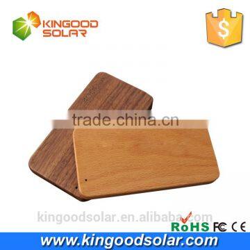 Newest Products Shell Customized Design Logo 4000mah Portable Charger Wooden Power Bank Quality Choice photo-4