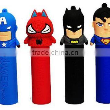 Hot design the avenger power bank, spiderman power bank, batman power bank