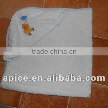 cotton with headgear baby bath towel