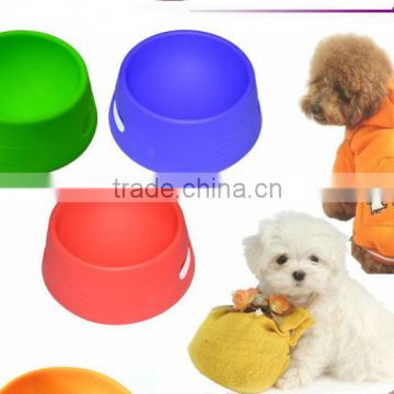 unbreakable easy carry collapsible Silicone Dog Bowl