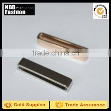 Zine alloy garment buckle bar,neck trim, nickle free Cadmium free quality