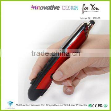 NEW ARRIVAL Red Laser Pointer Pen, Presentation Pointer with Touch Screen Pen/Pen Mouse Function