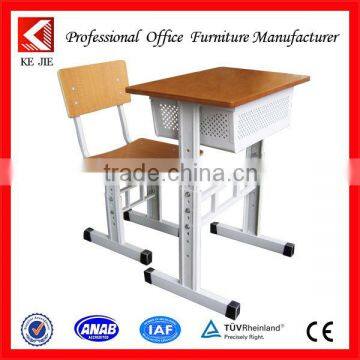 school desk with attached chair