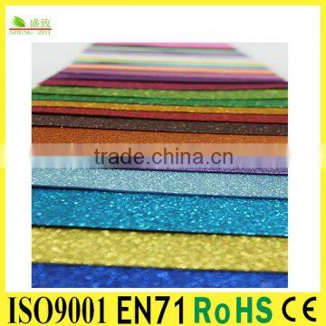 High qualtiy EVA Glitter cheap polyurethane foam price& EVA foam supplier