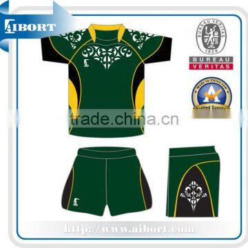 SUBRG-823 quick dry rugby kits sublimation printing