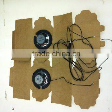 Mini Folding Paper Box Portable Speaker Suit for Gift photo-5
