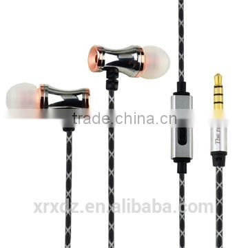 Cheapest eabud headphones and promotional MP3 earbuds earphone earphones with stainless steel housing