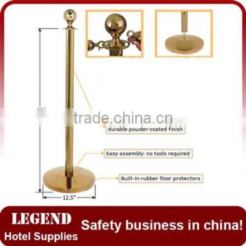 New products 2015 innovative product gold rope stanchion for sale