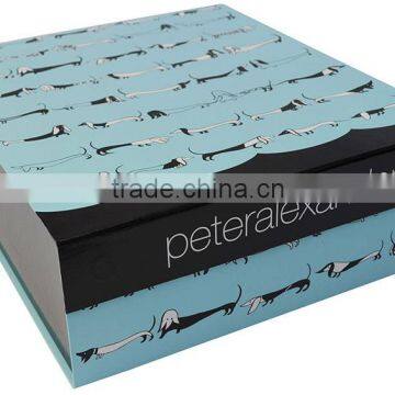 Printing services beautiful wholesale custom paper gift box with magnet