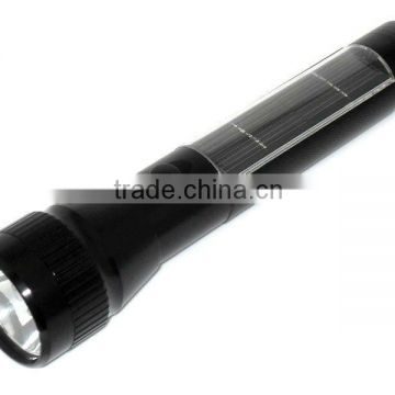 10LED aluminum alloy flashlight solar LED flashlight