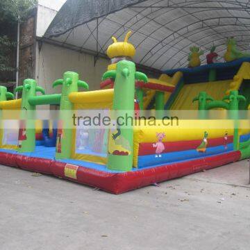 2015 Hot sale new design inflatable cartoon insect theme amusement park game fun city jumping inflatable bouncer for kids