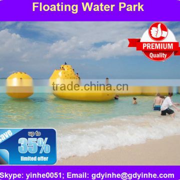 2016 Hot Sale Inflatable floating water park games for adults