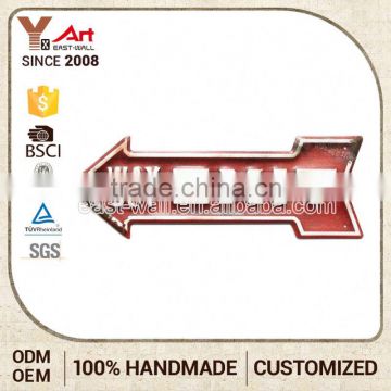 Luxury Quality Oem Craft Wrought Iron Plaque