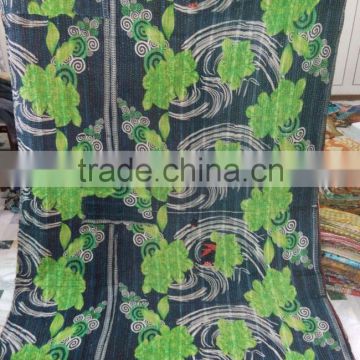 single bed wholesale indian high quality cotton kantha quilts lot