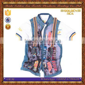 Summer Three-pieces Overalls Baby Boy Suit photo-5