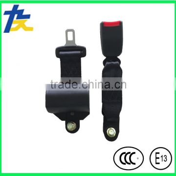 automatic retractable two point furl safety seat belt