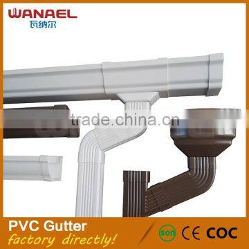 Nigeria Soncap Wanael Anti-fading Durable 5.2inch PVC Rainwater Gutter, Gutter Hydroponics photo-6