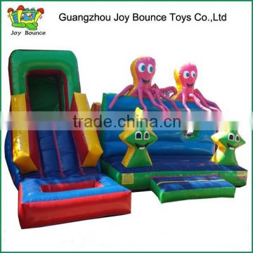 Octopus playground for sale inflatable combo with pool,Octopus inflatable bouncer slide