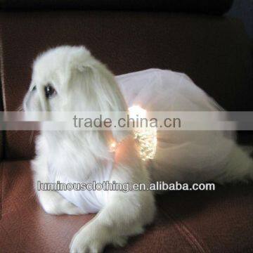 led clothing pet dog apparel for new year decoration