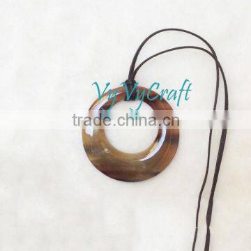 Buffalo horn jewelry, buffalo horn pendant VVP-100