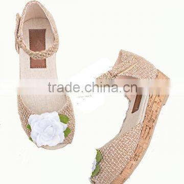 Import summer safety women leather high heel shoes for children