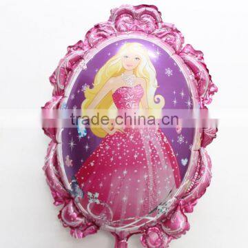 Cartoon Aluminum Party decoration helium balloon Magic Mirror Princess Foil Balloon