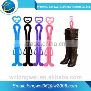 cheap colorful women boot care plastic shoe tree wholesale