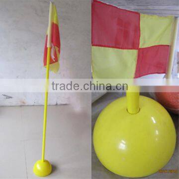 different size and shape corner Nylon soccer corner flag for sholesale