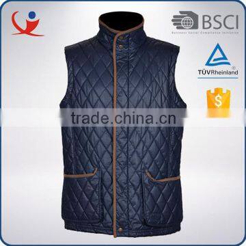 China factory designs windproof nylon polyester winter women vest