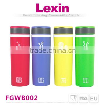 wholesale insulated manufacturer hot glass water bottle