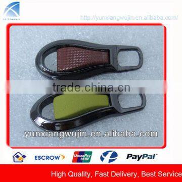 CD7301 Fancy Design Paint Metal Puller Zipper for Garments