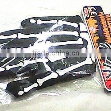 Party decoration skull glove wholesale halloween skull glove