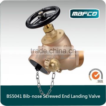 BS5041Bonze Bib Nose 2.5" Fire Hydrant Landing Valve