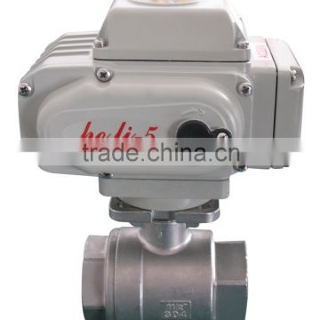 electric actuator with ball valve