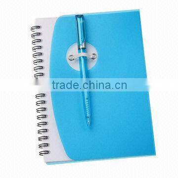 pp spiral notebook with pen/ pp notebook /classmate notebook / paper notebook