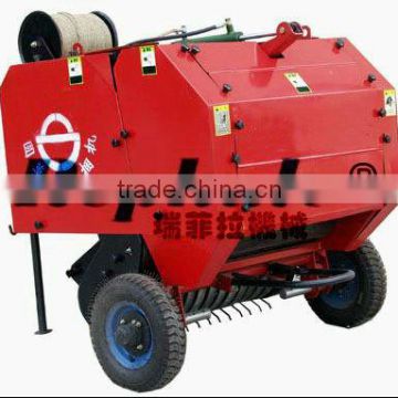 farm use automatic walking type straw, grass, hay baler, hay and straw baler machine straw bundle packing machine