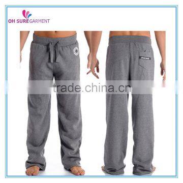 100% cotton fleece mens track pants jogger pants