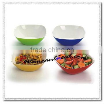 P151 200mm Acrylic Square Salad Bowl