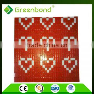 GREENBOND embossed composite ACP sheet with printing