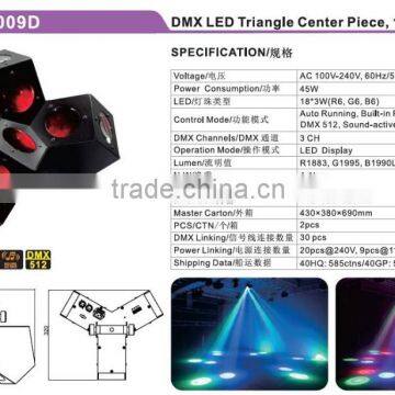 Hot Sale DMX RGB Triangle LED Beam Effect Light for DJ Disco