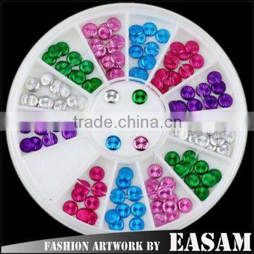 New metal nail art DIY decoration wholesale
