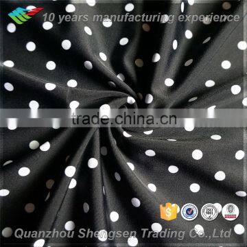 about african print white dot pattern polyester stock swimwear fabric