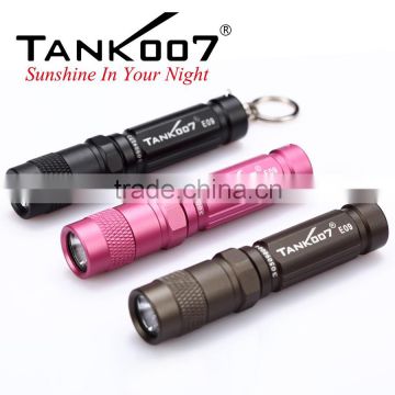 Waterproof mini led torch TANK007 E09 mini led flashlight