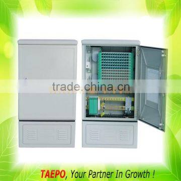 single-sided single door144 fibers Outdoor SMC fiber cabinet