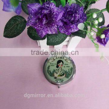 Fancy Vanity Mirror, Personalize Pocket Mirror, Double Surface Mirror, Compact Travel Portable Mirror, Lady Make up Mirror photo-2