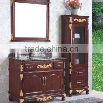 2013 Hot sell European Antique Solid Wood Bathroom Vanity 5817