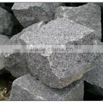 Grey granite cube stone ,cubes paving stone