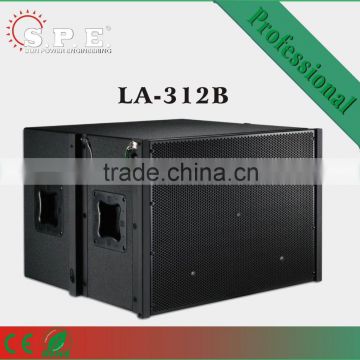 SPE Audio, Line array speakers, LA-312B 1000W dual 12 inch subwofer passive