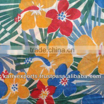 yellow floral spring season prints fabrics in cotton voile & cambrics